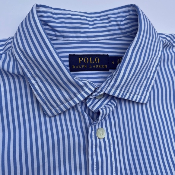 Women’s Polo Ralph Lauren Blue Striped Shirt - Picture 3 of 7